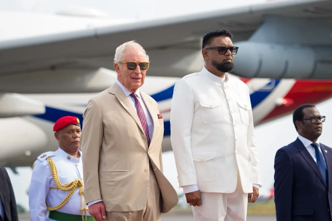 King Charles arrives in Guyana for historic State visit