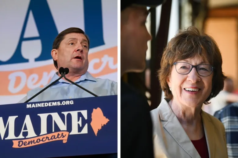 Susan Collins y Troy Jackson intensifican ataques personales a días de las elecciones en Maine