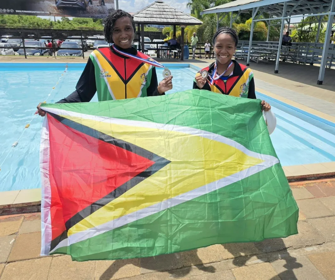 Guyana ends day one of Swimming at IGG with three medals