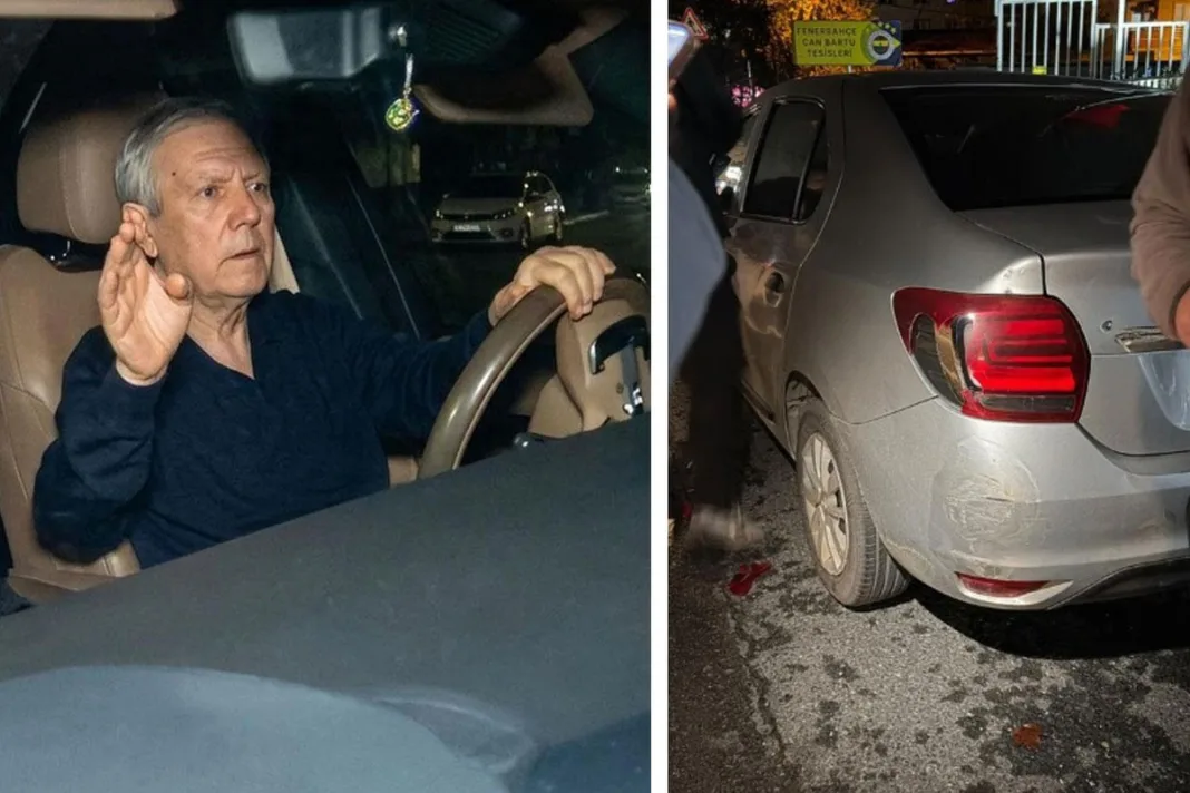 Aziz Yıldırım’ın kaza yaptıktan sonra durmadığını gören taraftarın tepkisi olay oldu