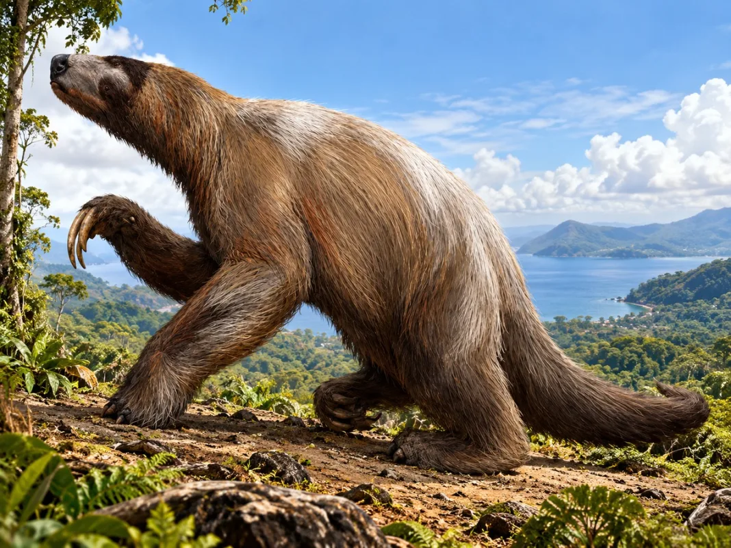 Ryan Mohammed describes four-metre ground sloths roaming Trinidad’s grasslands during the Ice Age